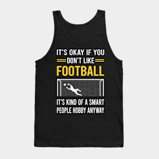 Smart People Hobby Football Tank Top